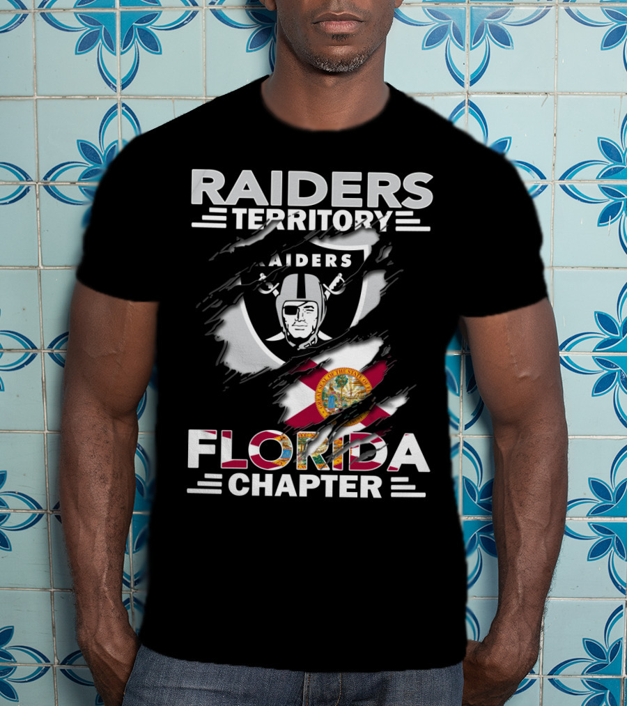 Raiders Territory Florida Chapter State Flag T-Shirt