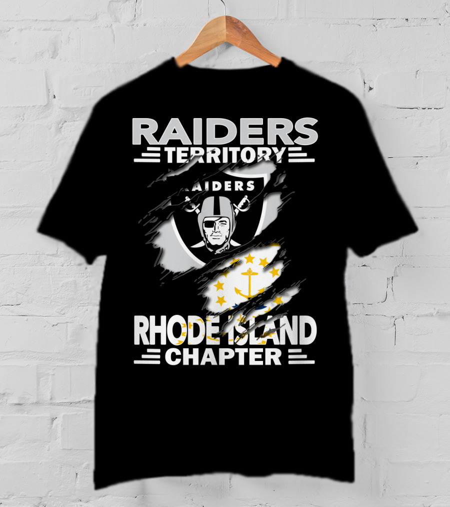 Raiders Territory Rhode Island Chapter Logo Scar T-Shirt