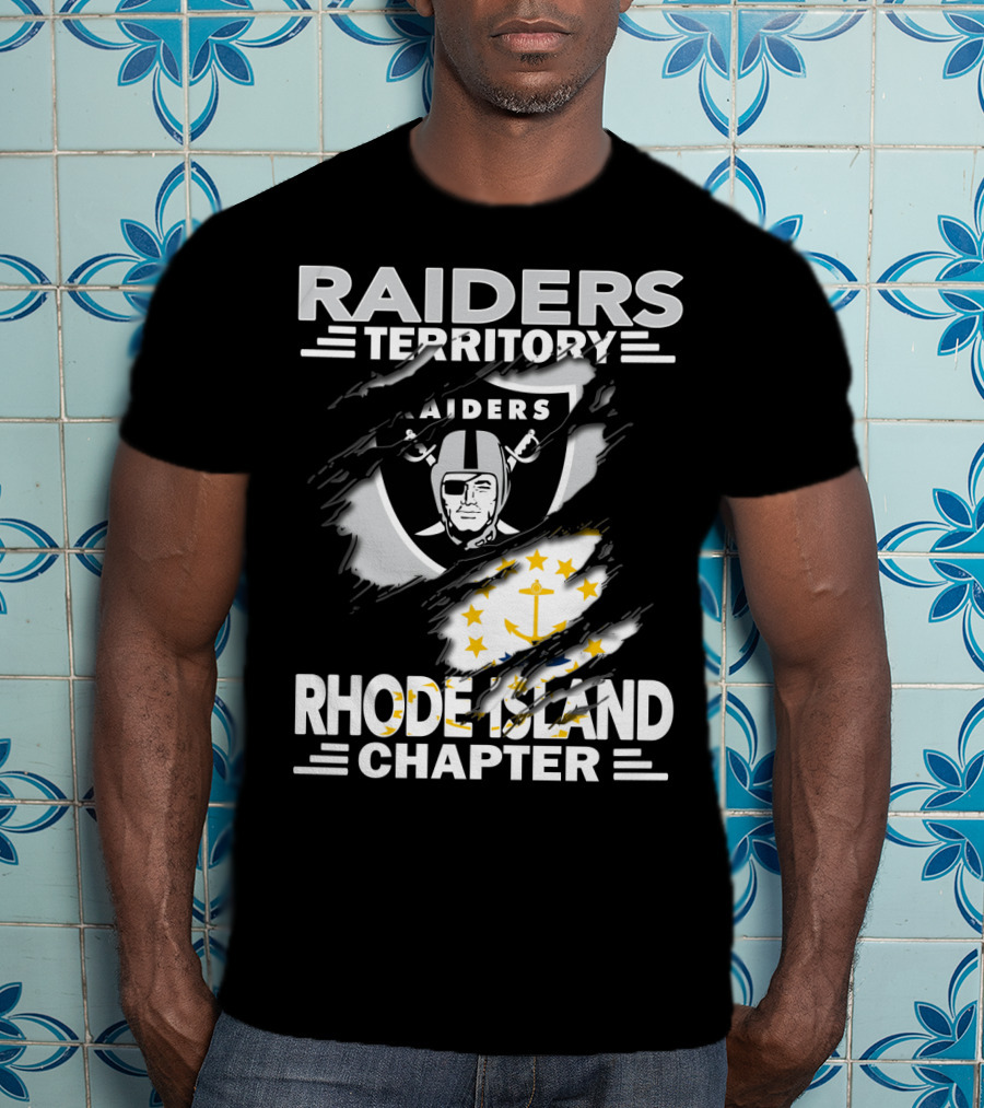 Raiders Territory Rhode Island Chapter Logo Scar T-Shirt