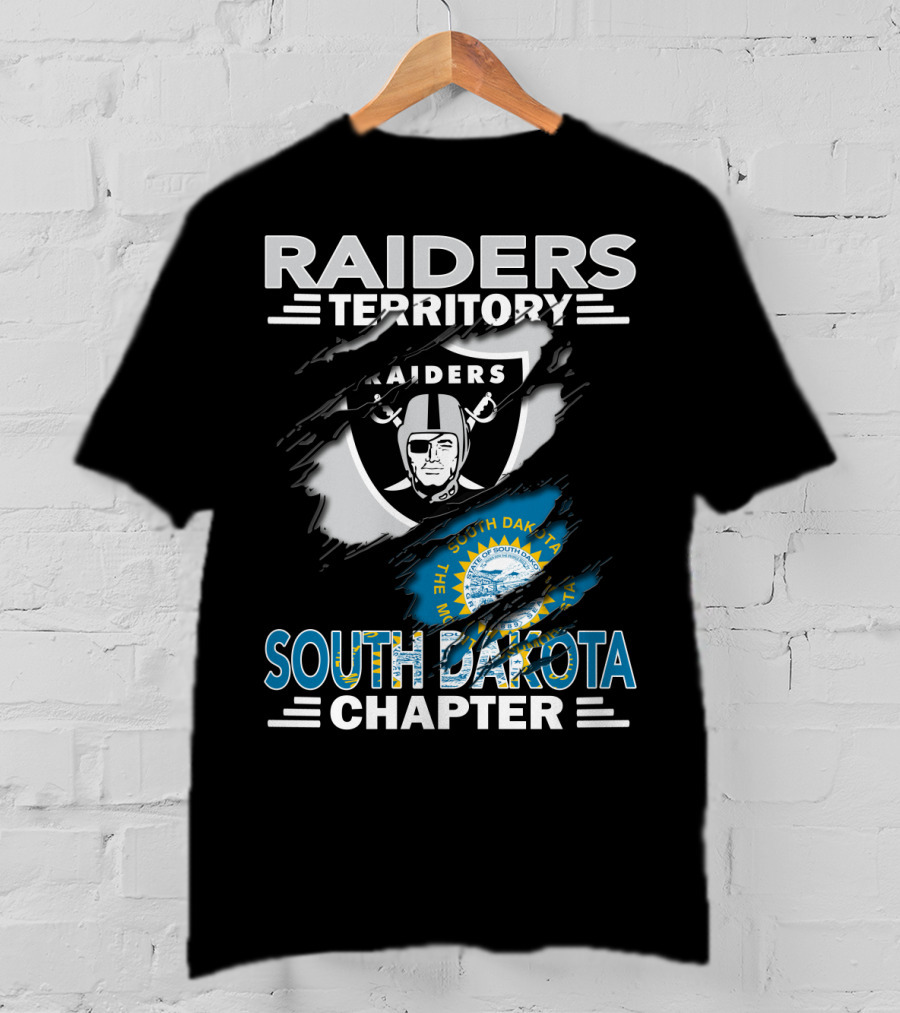 Raiders Territory South Dakota Chapter The Mount Rushmore State T-Shirt