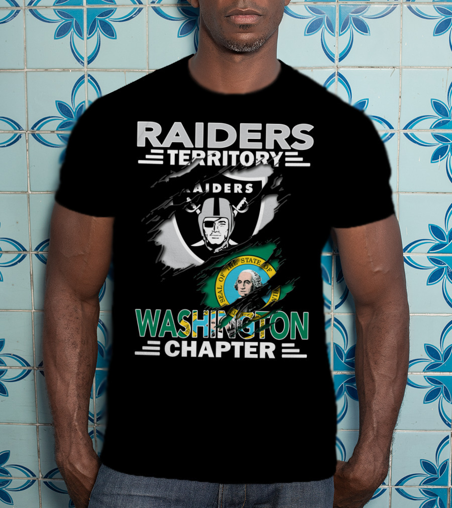 Raiders Territory Seal Of The State Of Washington Washington Chapter T-Shirt