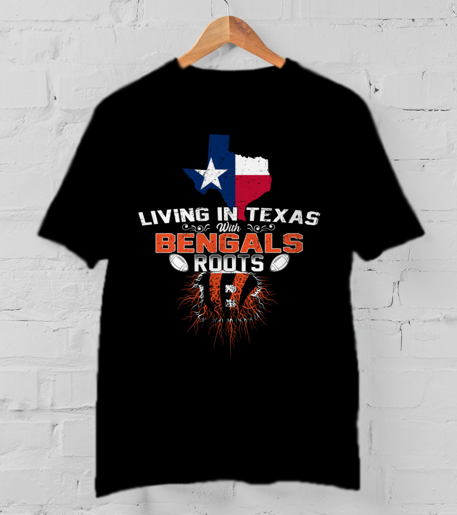 Texas Pride Meets Bengals Heritage With Football Passion T-Shirt