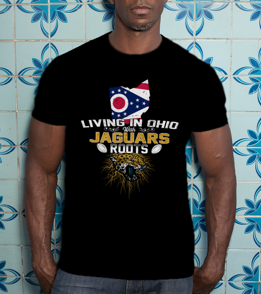 Ohio Pride With Jaguars Heritage Football Fan T-Shirt