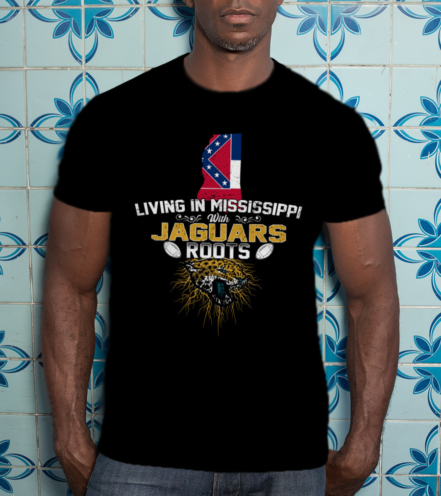 Mississippi Residence With Jaguars Heritage And Football Symbols T-Shirt