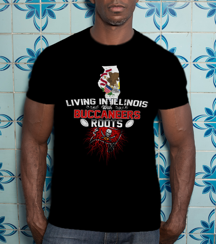 Living In Illinois Embracing Iconic Buccaneers Heritage T-Shirt