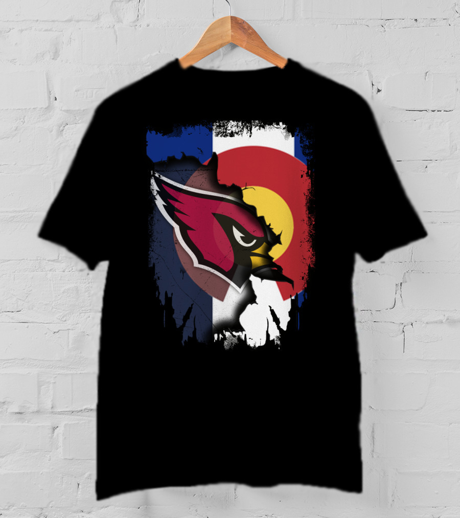 Together Colorado Cardinals Flag Fusion T-Shirt