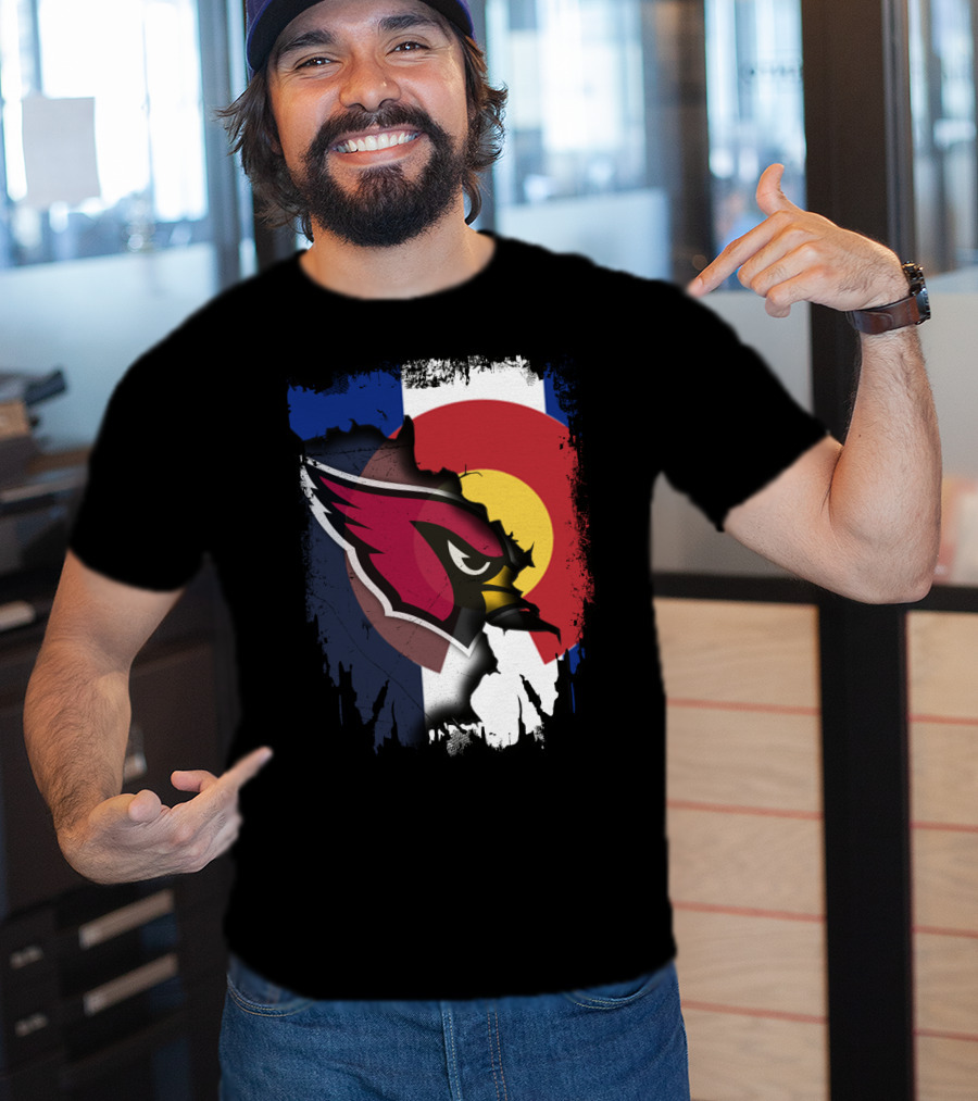 Together Colorado Cardinals Flag Fusion T-Shirt