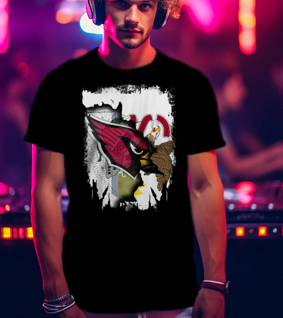 Illinois Pride With Fierce Cardinals Unity T-Shirt