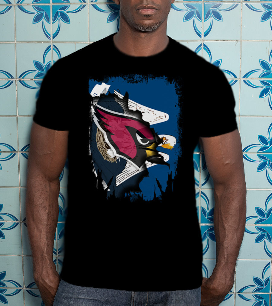 Louisiana Unity With Cardinal And Eagle T-Shirt