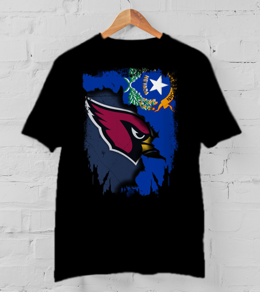 Nevada State With Cardinals Bird T-Shirt