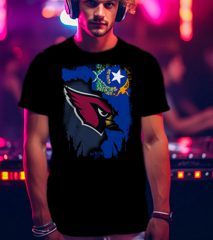 Nevada State With Cardinals Bird T-Shirt