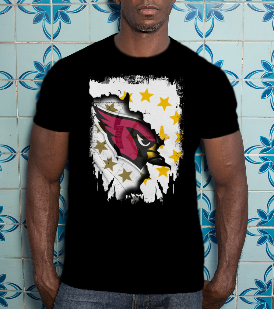 Rhode Island Together With Cardinal And Stars T-Shirt
