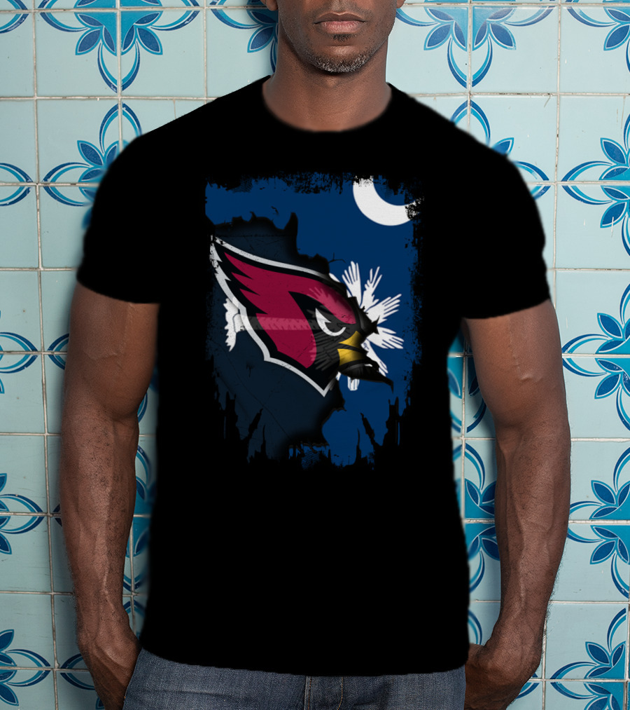 Together South Carolina Cardinals Iconic Crescent Palmetto T-Shirt