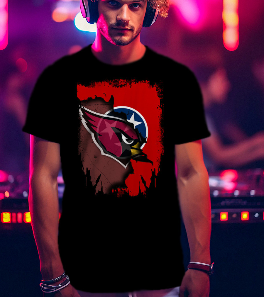 Together Tennessee Cardinals State Flag Fusion T-Shirt