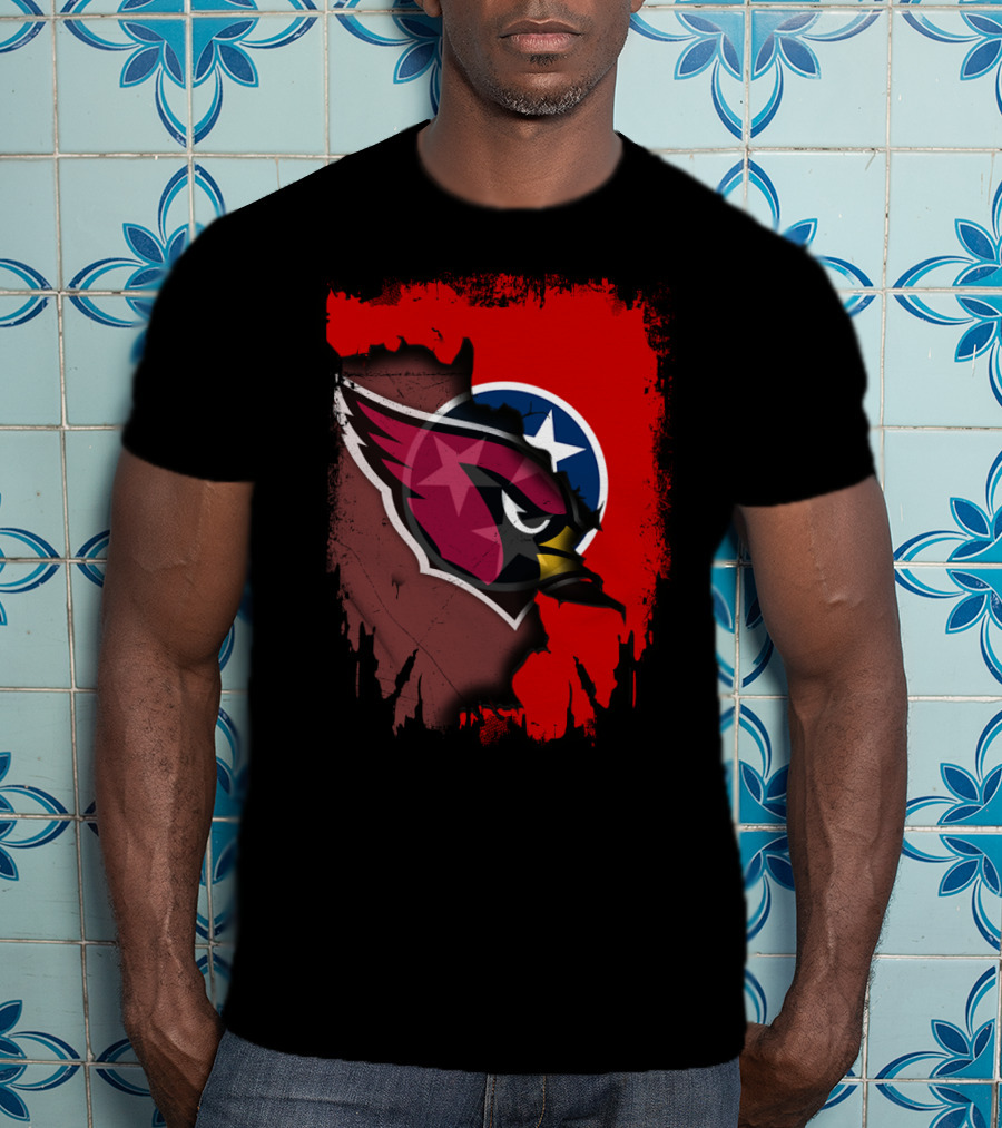 Together Tennessee Cardinals State Flag Fusion T-Shirt