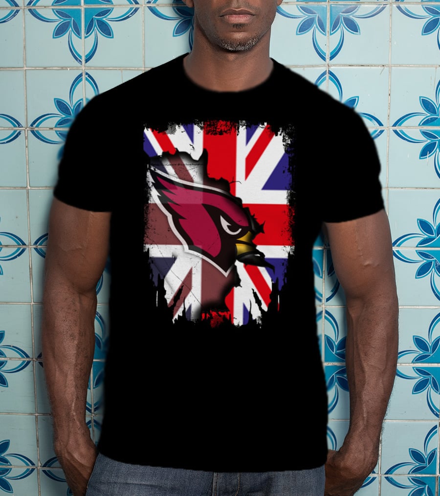 United Kingdom Union Jack With Cardinals T-Shirt