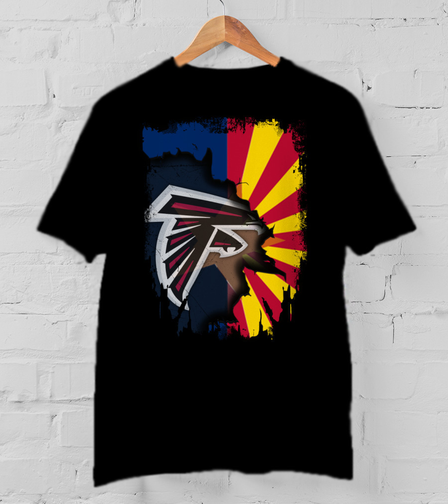 Arizona Pride With Falcons Logo Integration T-Shirt