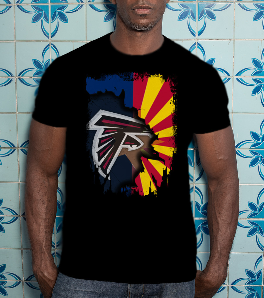 Arizona Pride With Falcons Logo Integration T-Shirt