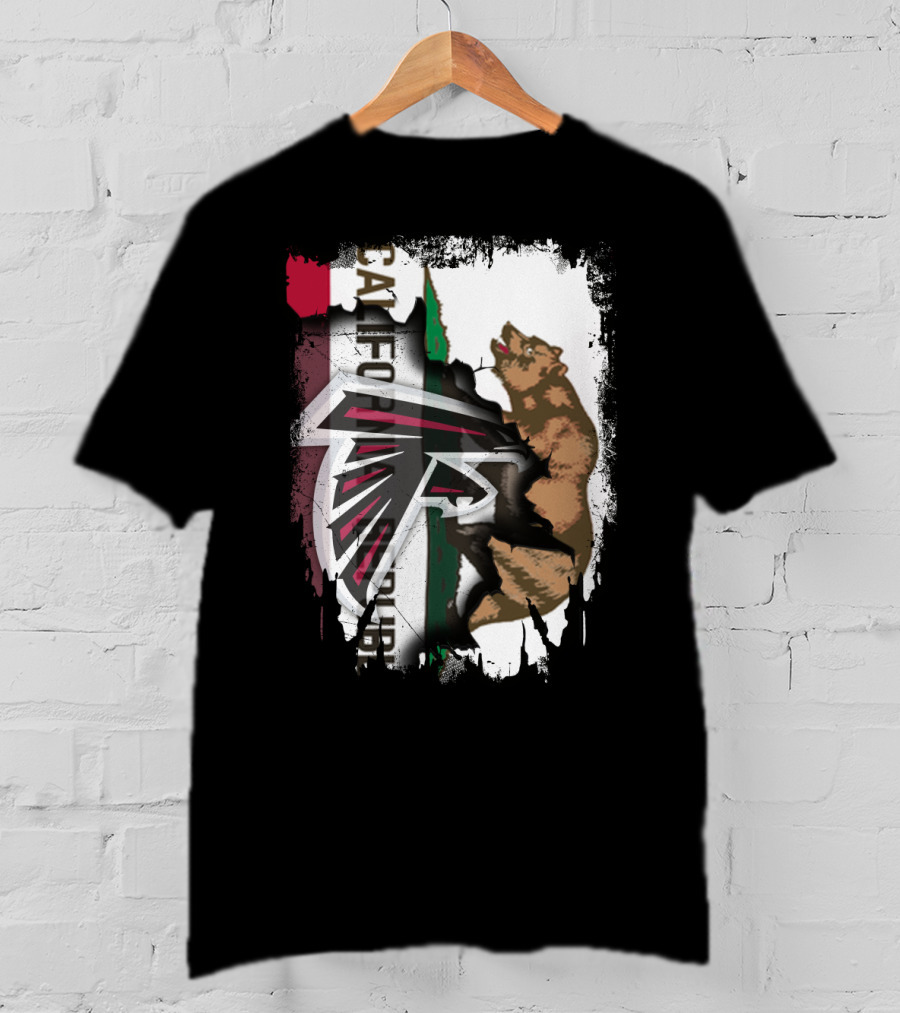 California Strong Pride Iconic Falcons Bear T-Shirt