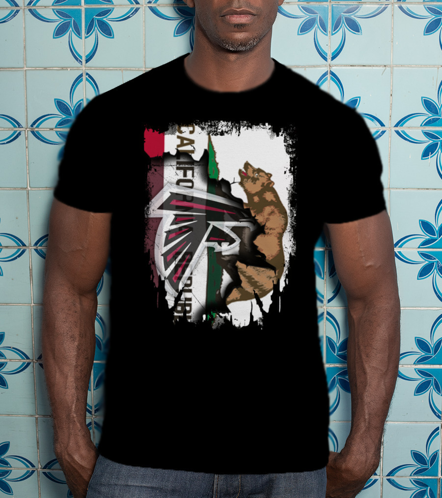 California Strong Pride Iconic Falcons Bear T-Shirt