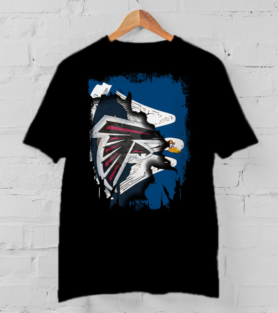 Together Louisiana With Falcons And Eagles T-Shirt
