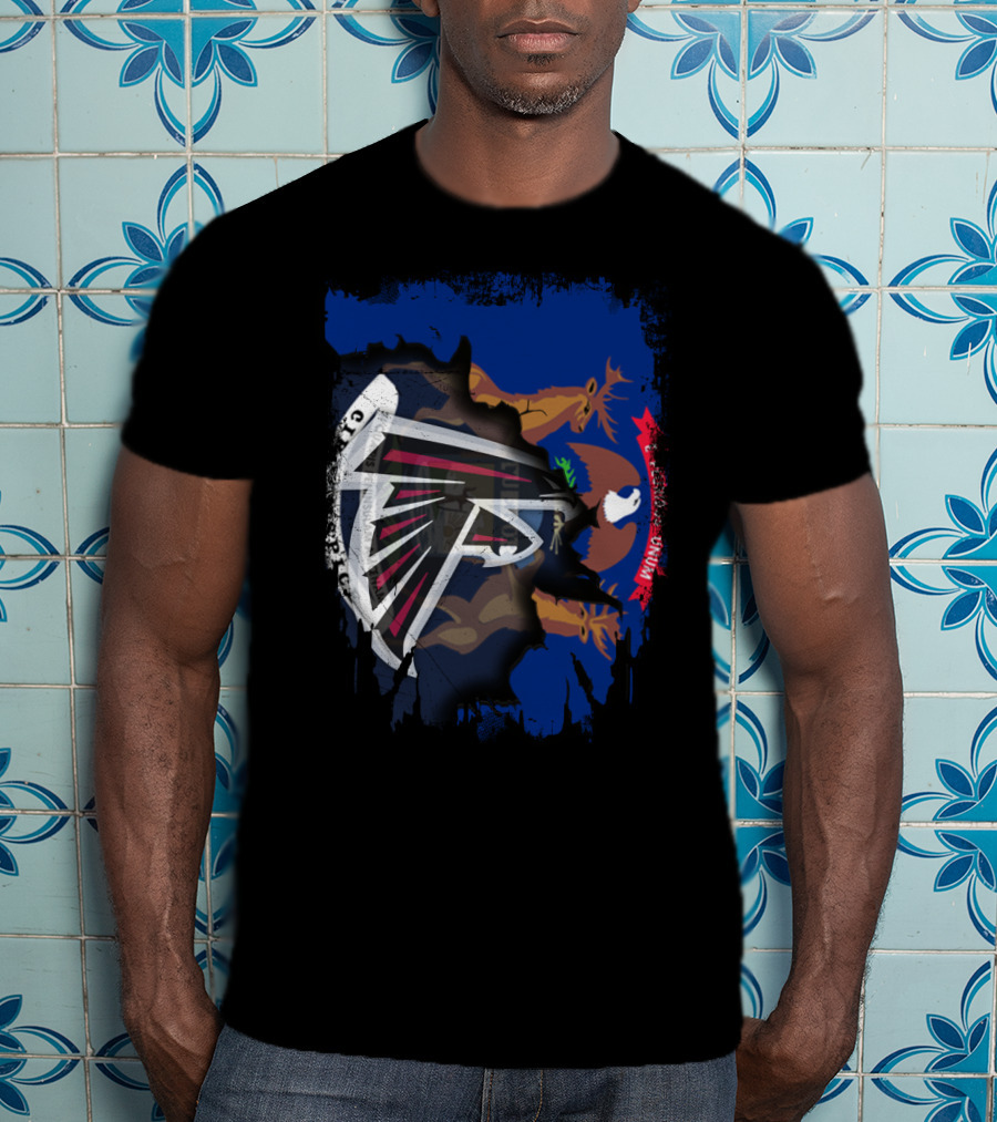 Together Michigan With Atlanta Falcons And State Flag T-Shirt