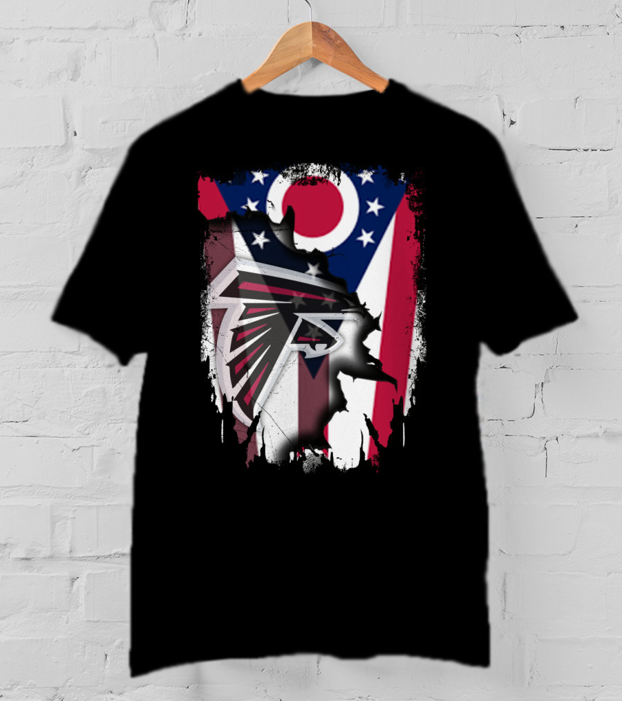Together Ohio Falcons Flag Collaboration T-Shirt