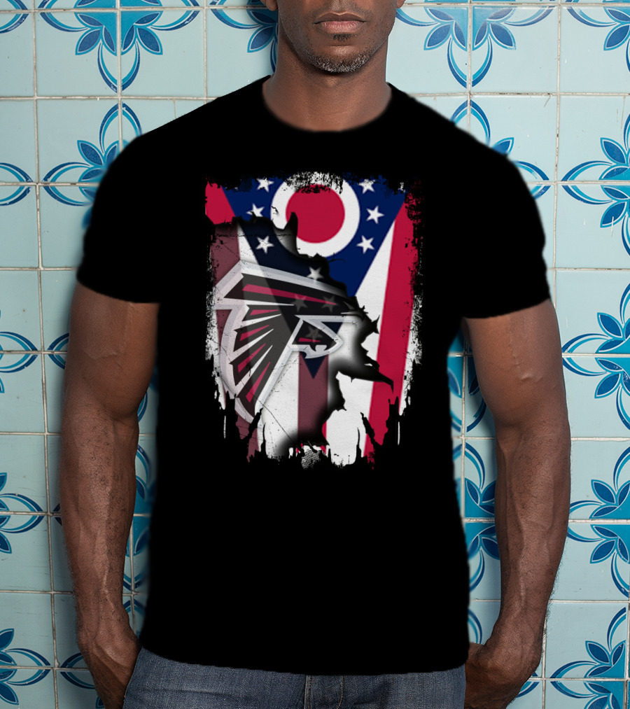 Together Ohio Falcons Flag Collaboration T-Shirt