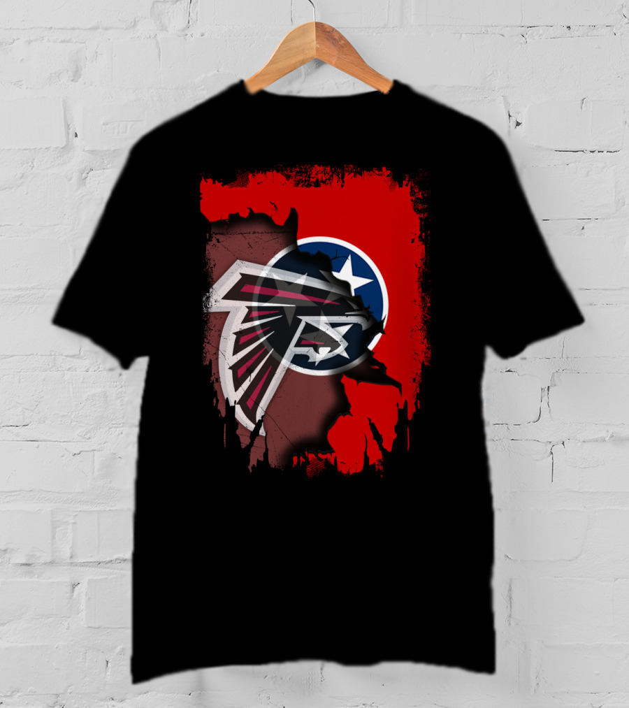 Together Tennessee Falcons State Flag Fusion T-Shirt