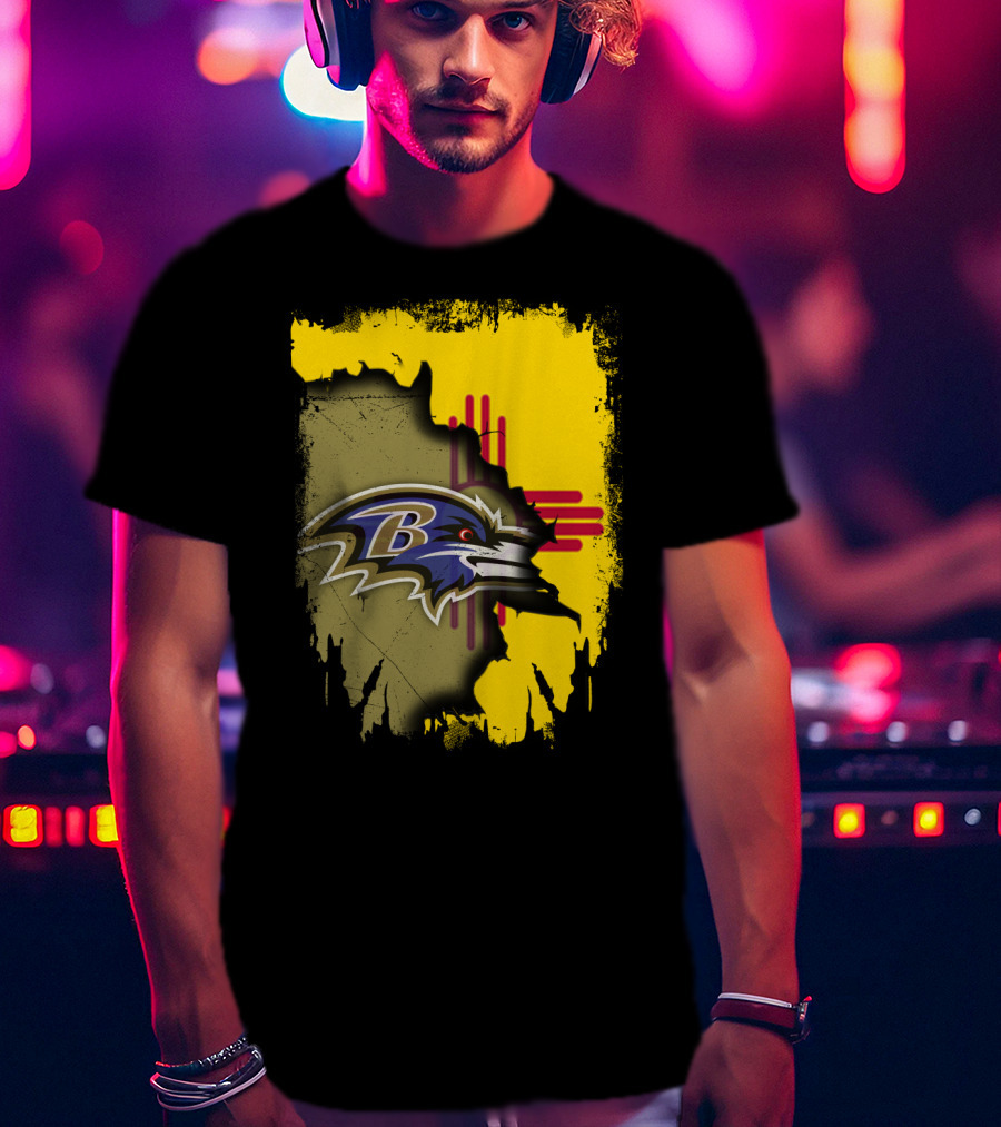 Together New Mexico Baltimore Ravens Zia T-Shirt
