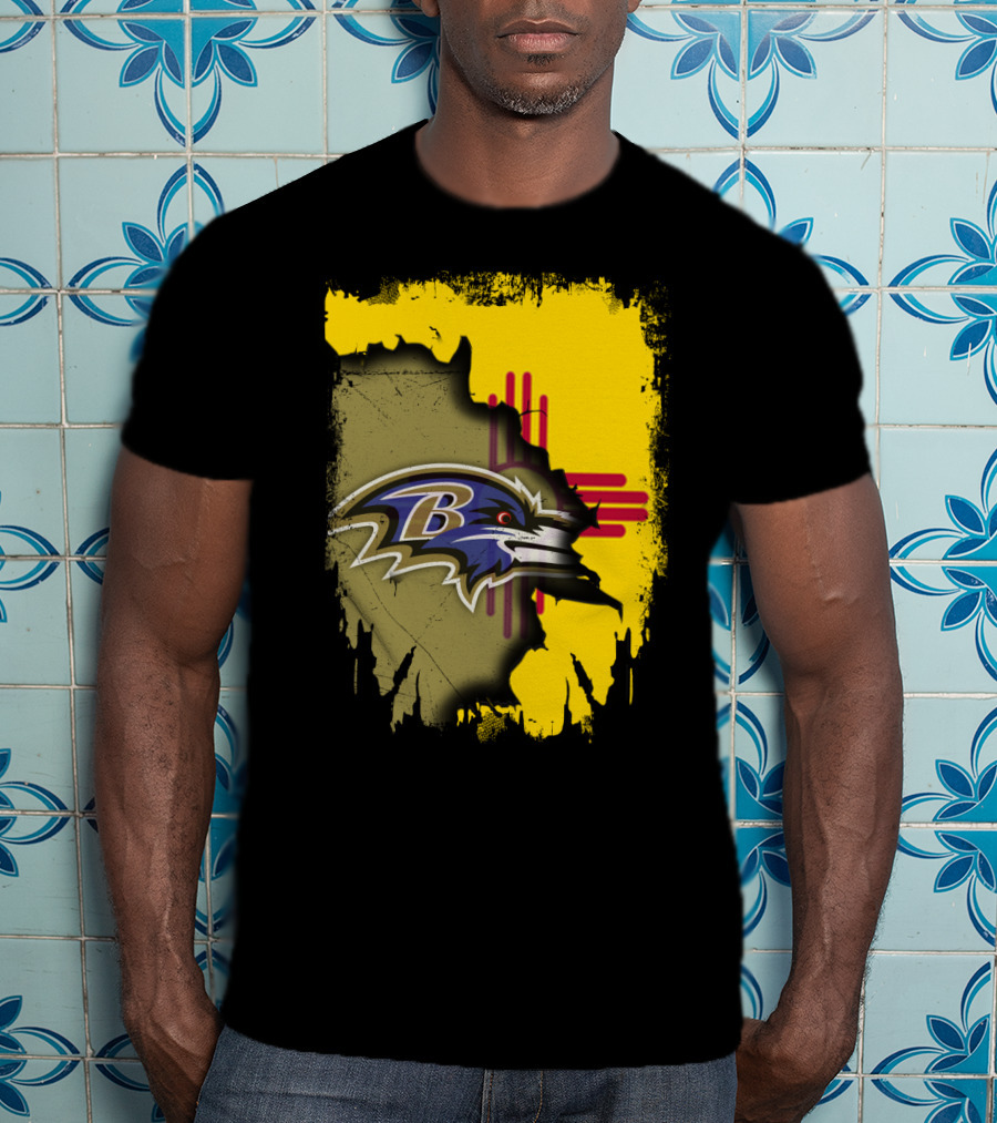 Together New Mexico Baltimore Ravens Zia T-Shirt