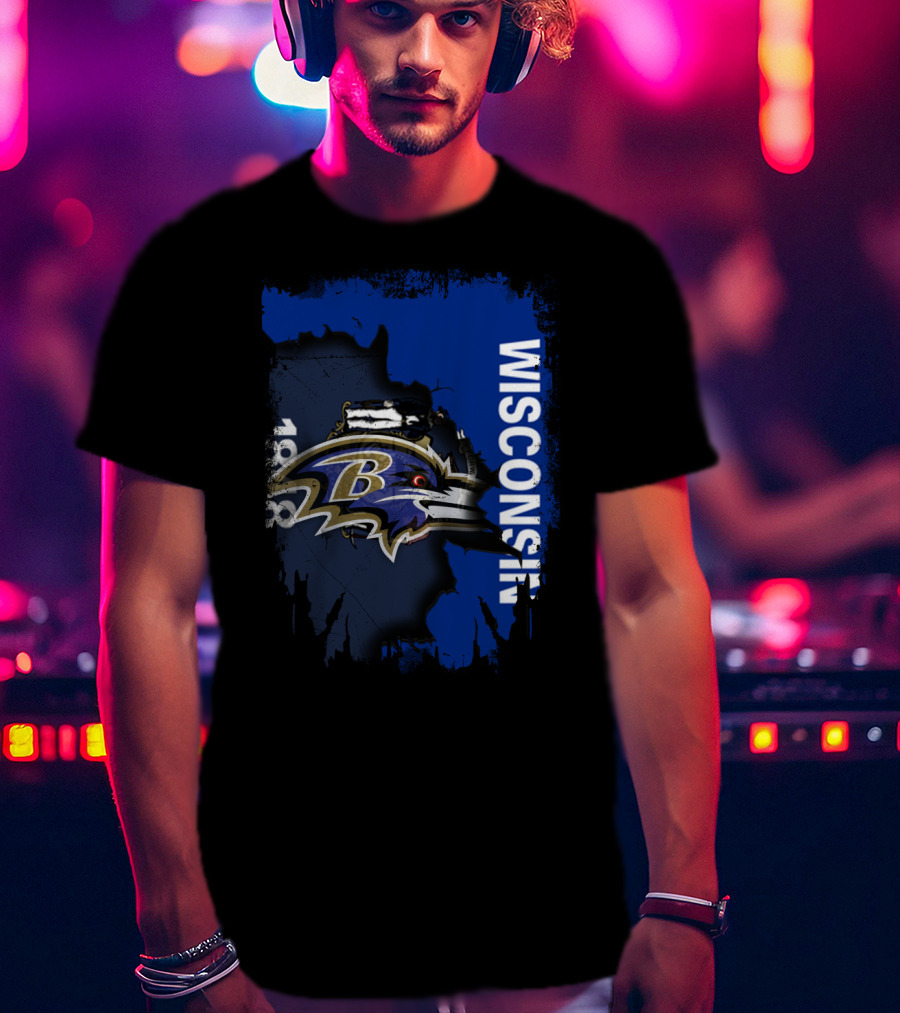 Wisconsin 1996 Ravens T-Shirt