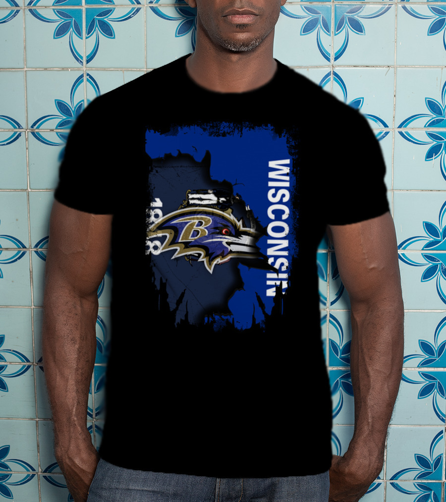 Wisconsin 1996 Ravens T-Shirt