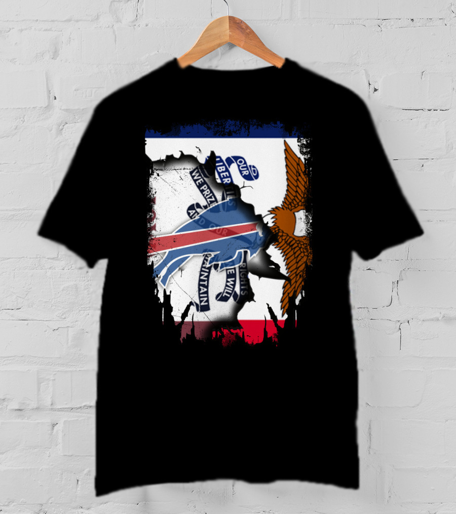 Together Iowa Our Liberties We Prize Buffalo T-Shirt