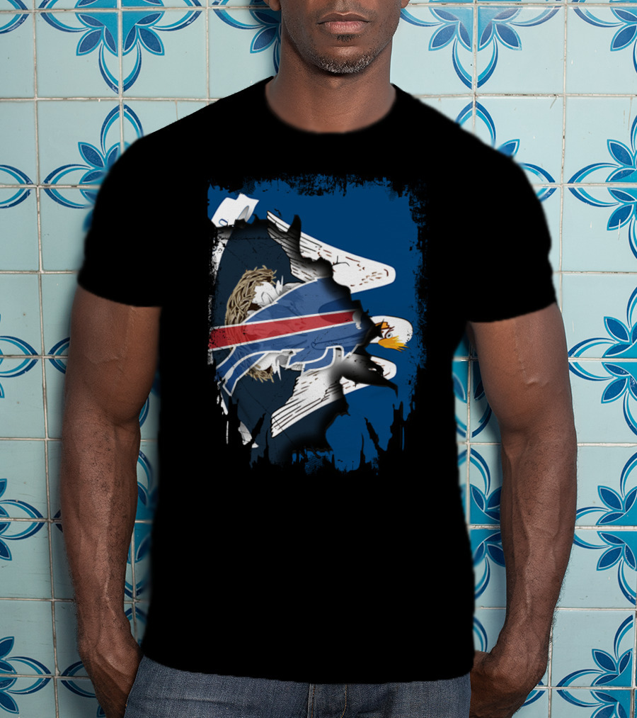 Together Louisiana With Buffalo Bills And Pelicans T-Shirt