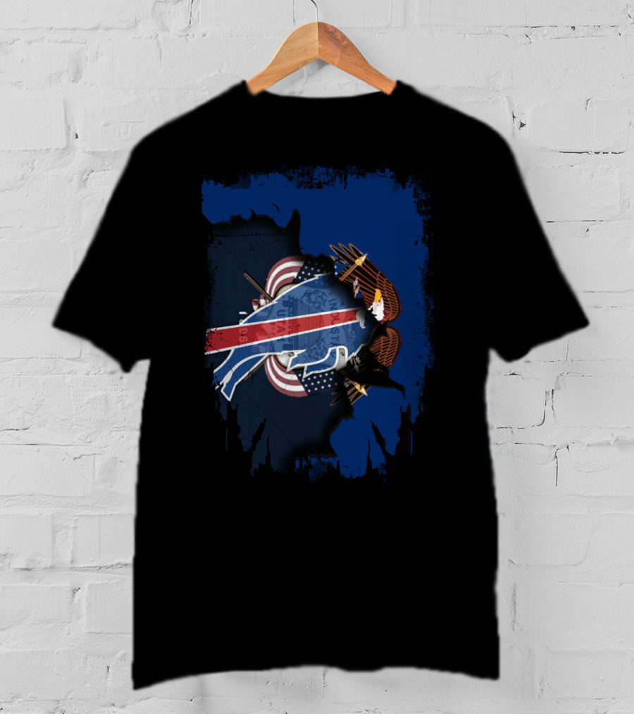 Utah United With Patriotic Buffalo Eagles T-Shirt
