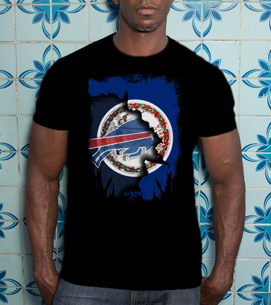 Virginia Buffalo Bills State Pride Fusion T-Shirt
