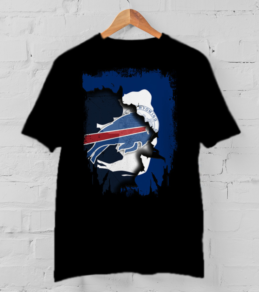 Buffalo Bills And Wyoming State Unity T-Shirt
