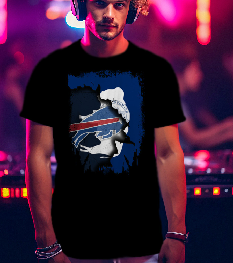 Buffalo Bills And Wyoming State Unity T-Shirt