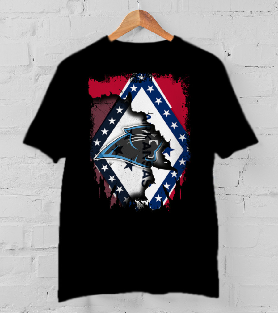 Together Arkansas Panthers American Flag Fusion T-Shirt