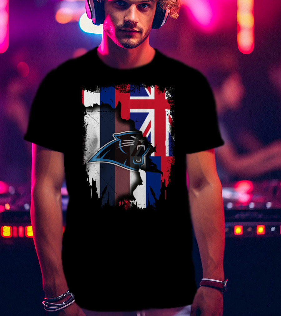 Together Hawaii Panthers Union Flag Fusion T-Shirt