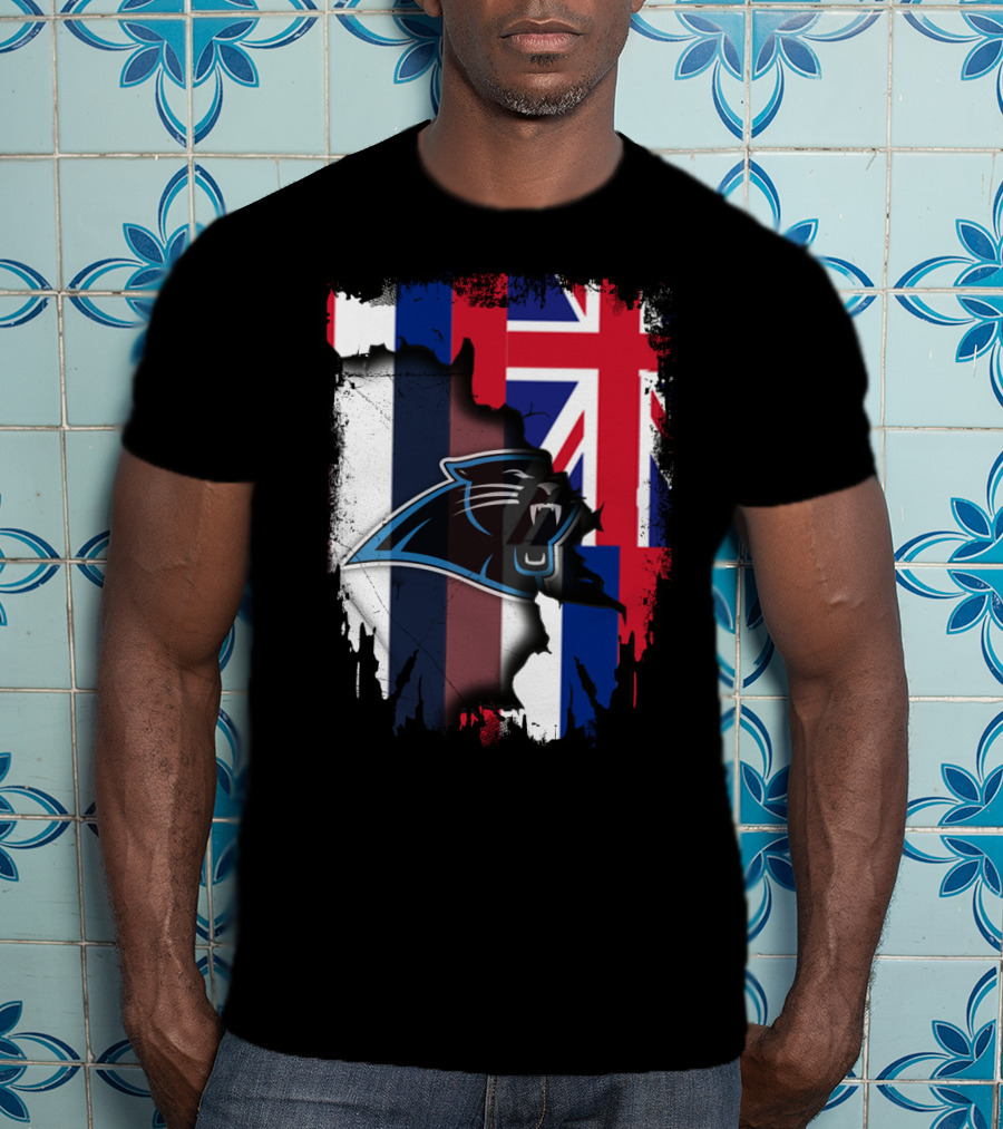 Together Hawaii Panthers Union Flag Fusion T-Shirt