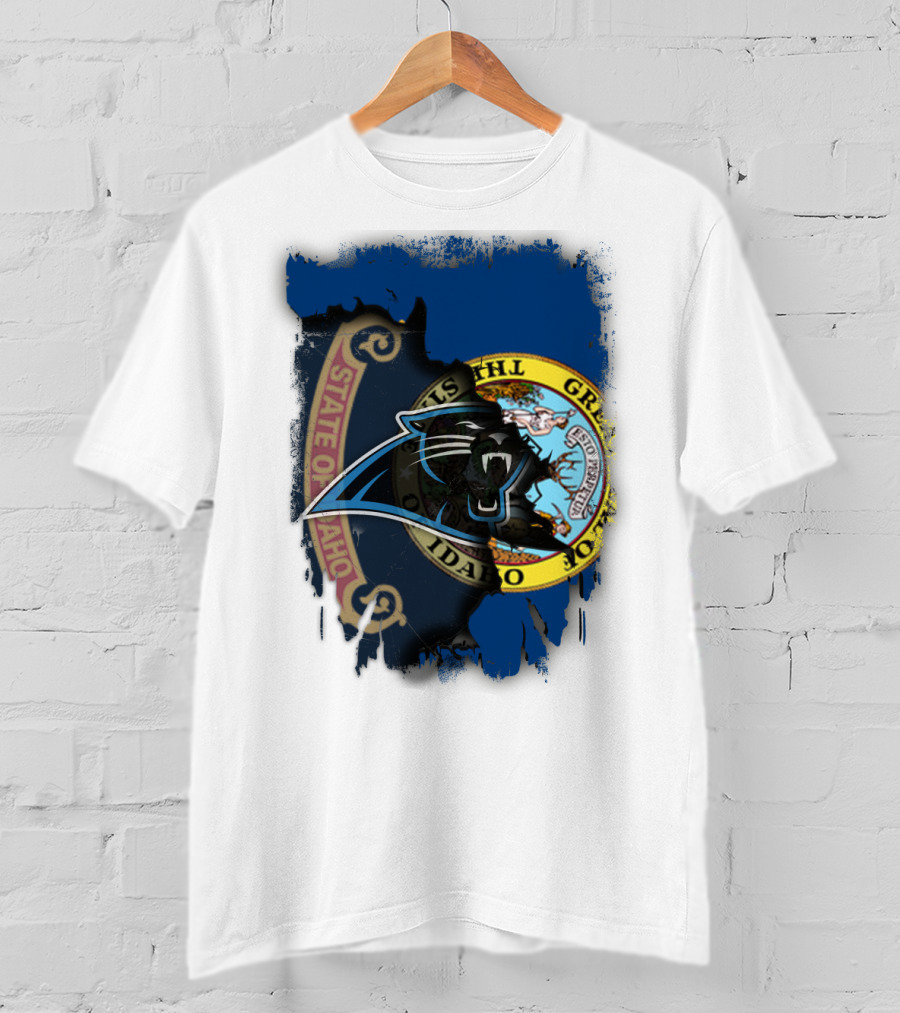 Idaho State Pride With Carolina Panthers T-Shirt