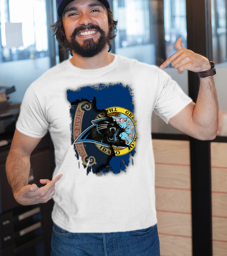 Idaho State Pride With Carolina Panthers T-Shirt