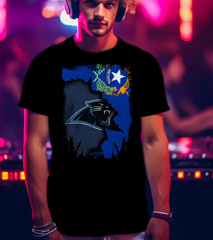 Nevada Panthers Collaboration With State Flag Elements T-Shirt