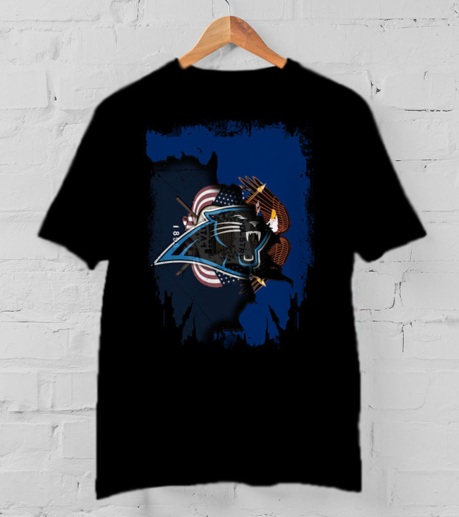 Together Utah Panthers American Flag Eagle Fusion T-Shirt