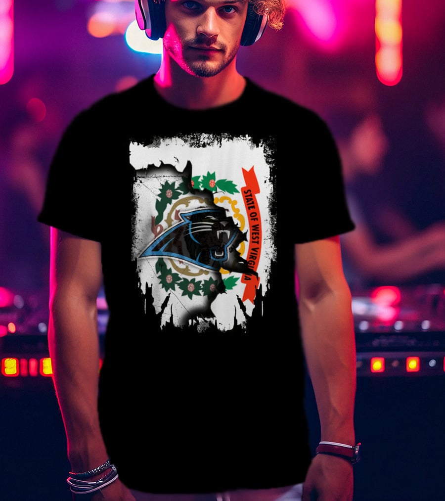 Together West Virginia State With Panthers T-Shirt