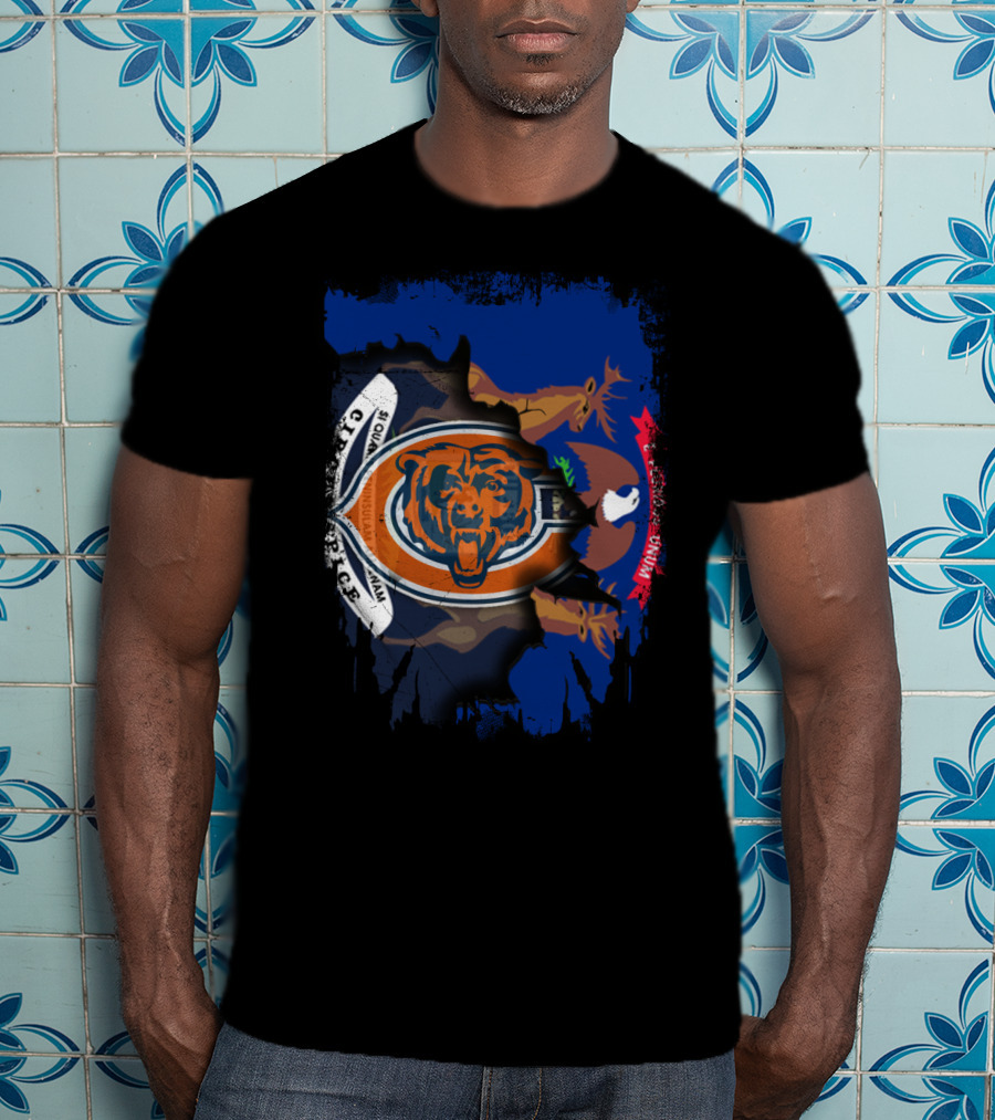 Detroit And Bears Together Michigan T-Shirt