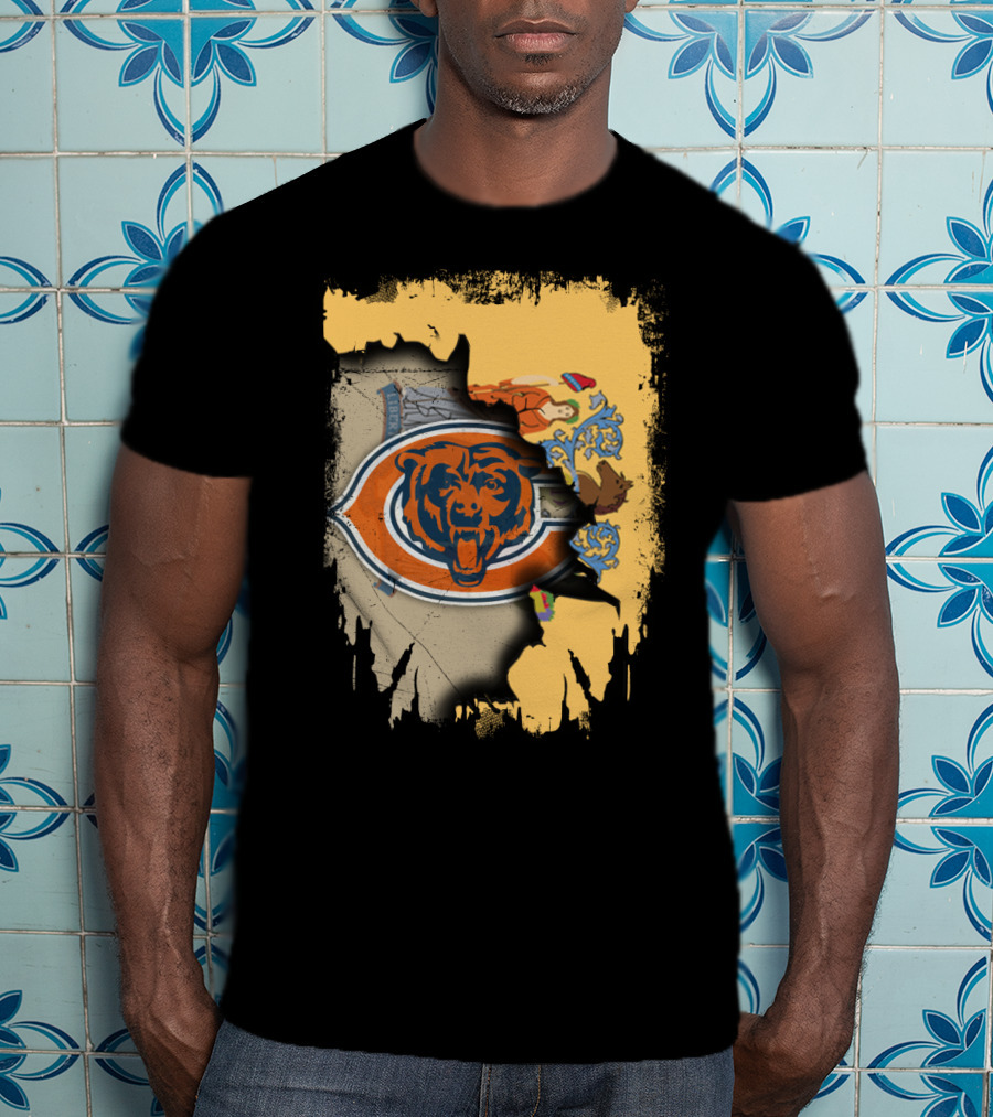 New Jersey Bears Emblem With State Map T-Shirt