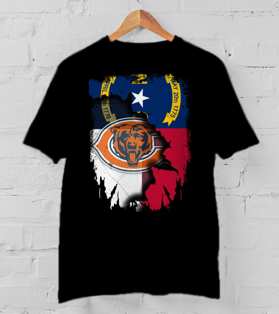 Together North Carolina Flag And Bears T-Shirt
